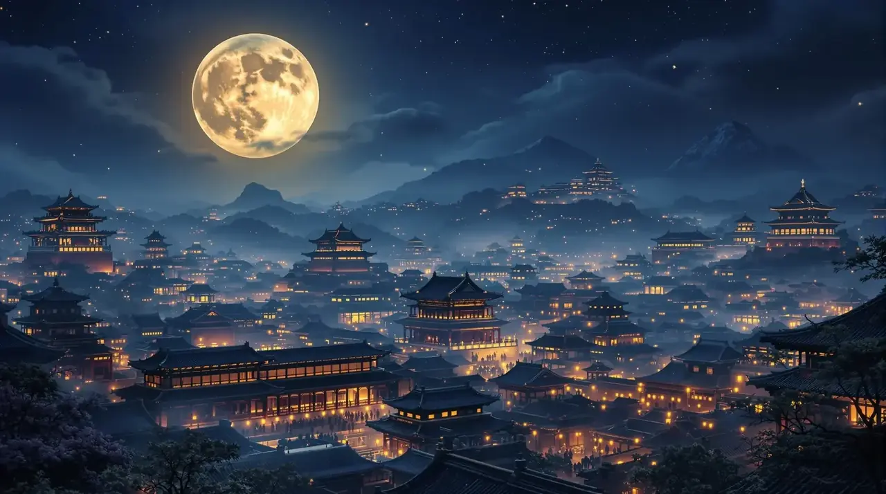 银月为契:冷面将军的娇宠 - 在线短剧成人 银月为契:冷面将军的娇宠海报背景